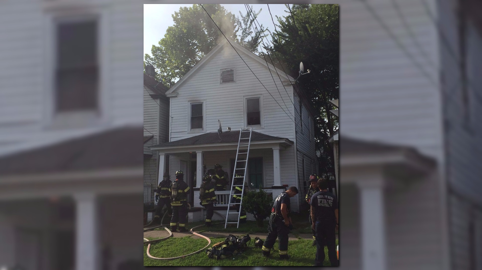 Four residents displaced after house fire in Newport News
